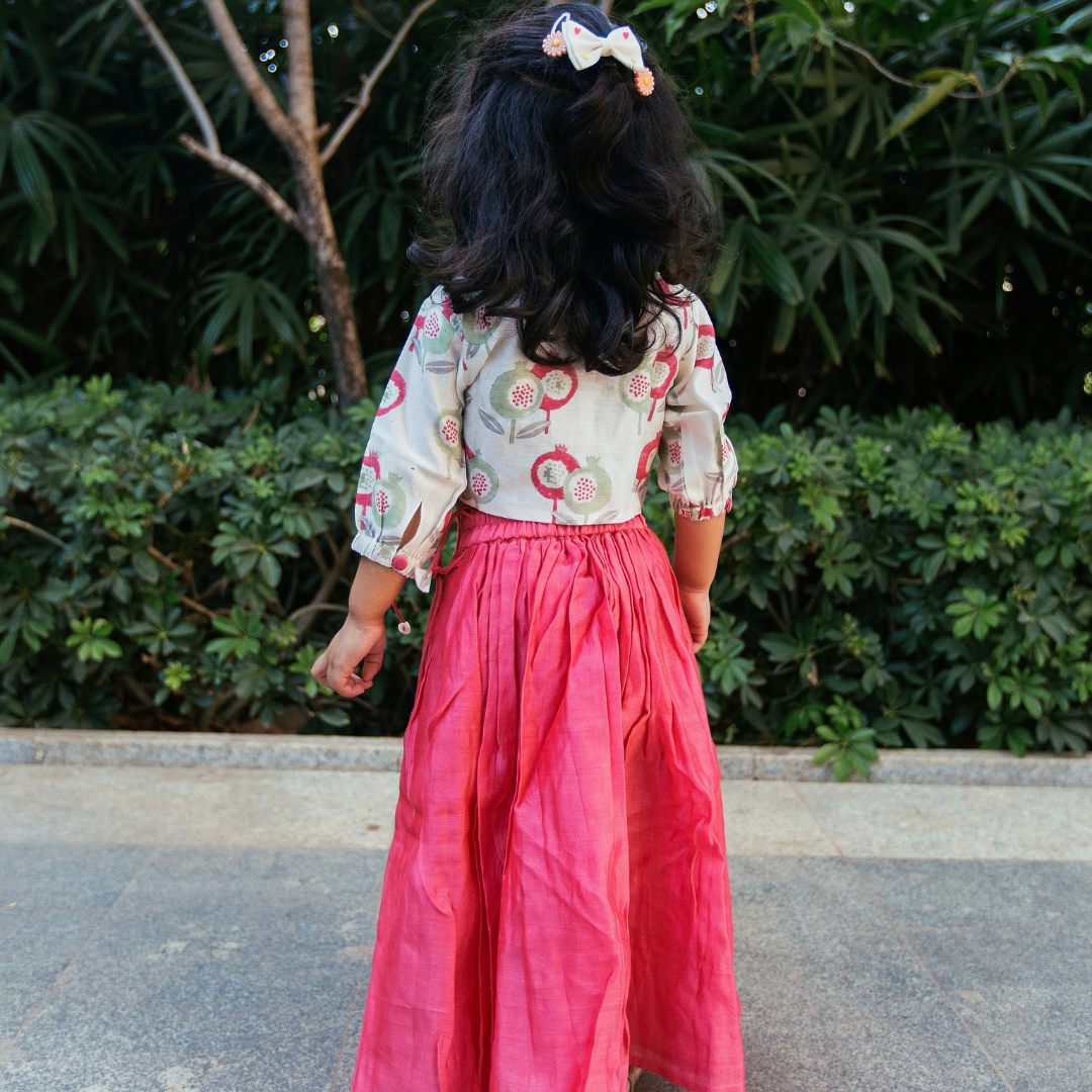 Chanderi Lehenga Set
