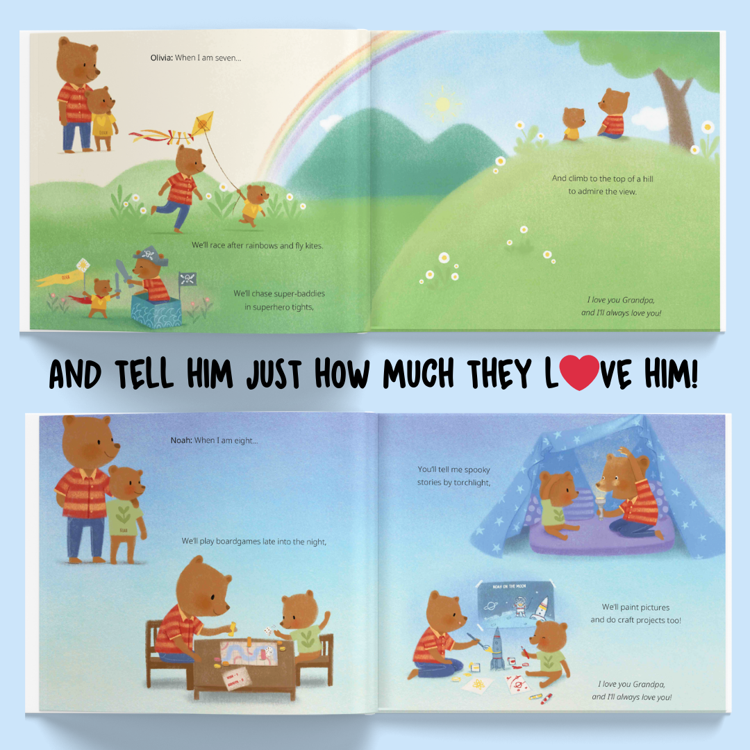 Personalised Storybook - Grandpa And Us