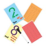 Numbers Rewritable Flashcards / Tracing mats