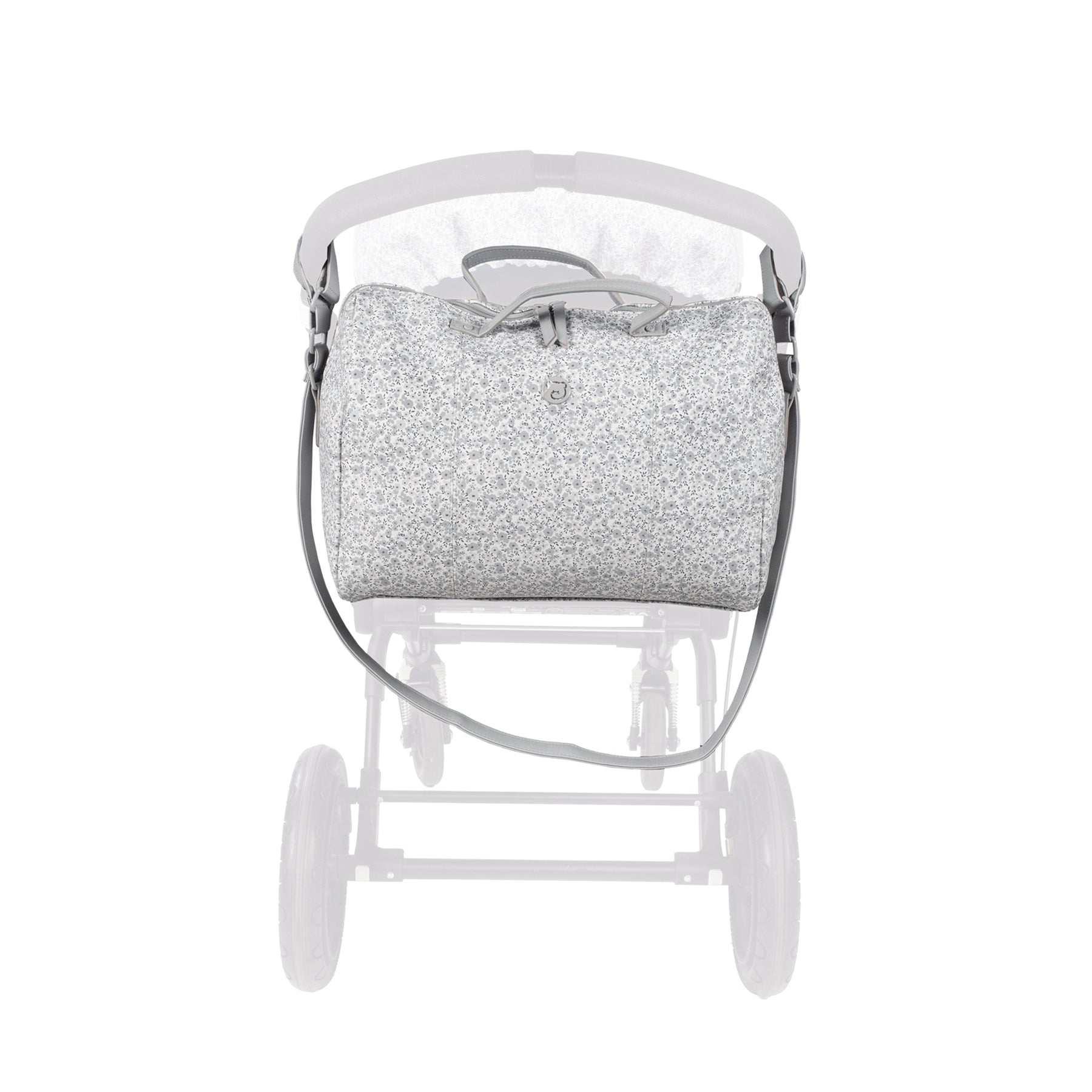 Pasito a Pasito Flower Mellow Grey Diaper Changing Bag