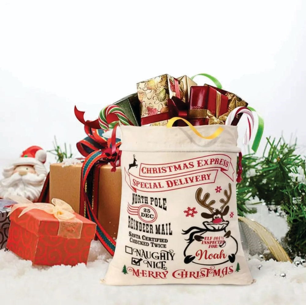 Christmas Sacks- Reindeer Mail