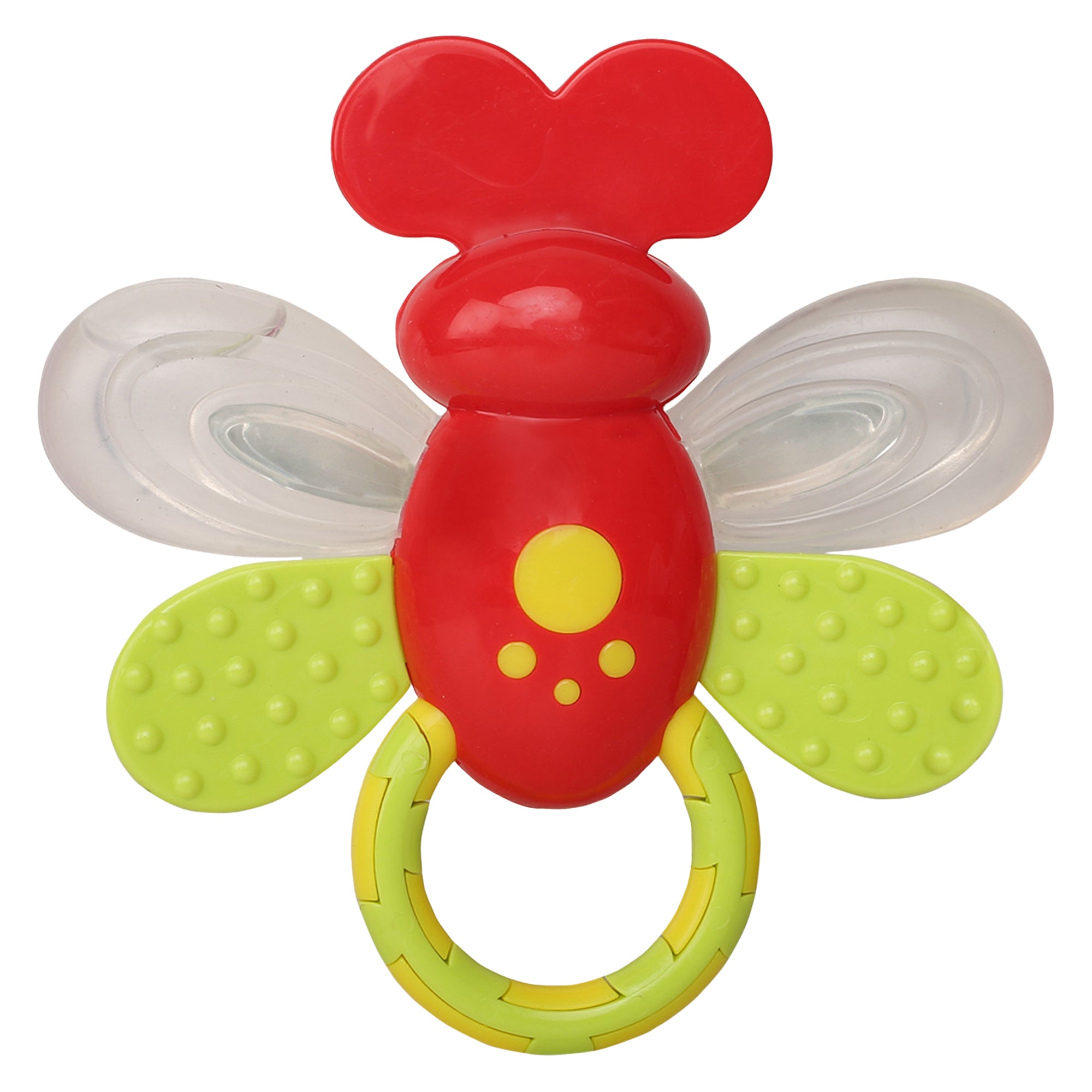 Baby Moo Butterfly Red Rattle Toy