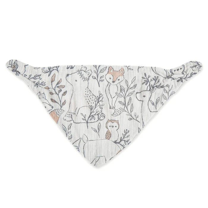 Crane Baby Bandana Bib Set