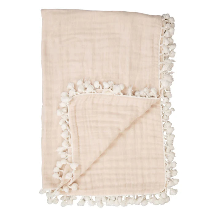 Crane Baby 6 Layer Muslin Blanket