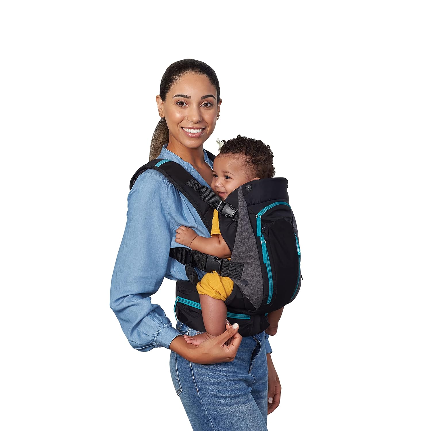 Infantino Carry On Multi-Pocket Carrier - Grey & Black
