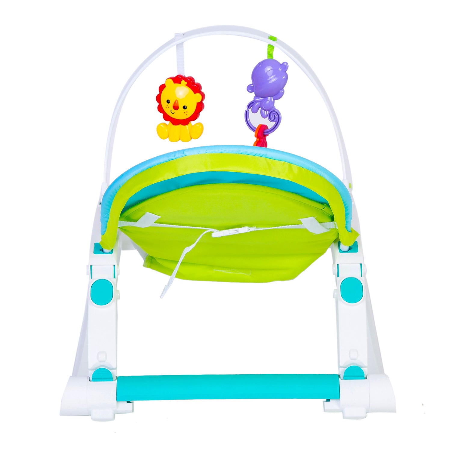 Baby Moo Newborn To Toddler Happy Baby Bouncer With Hanging Toys