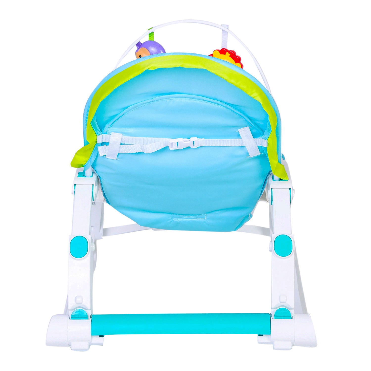 Baby Moo Newborn To Toddler Happy Baby Bouncer With Hanging Toys