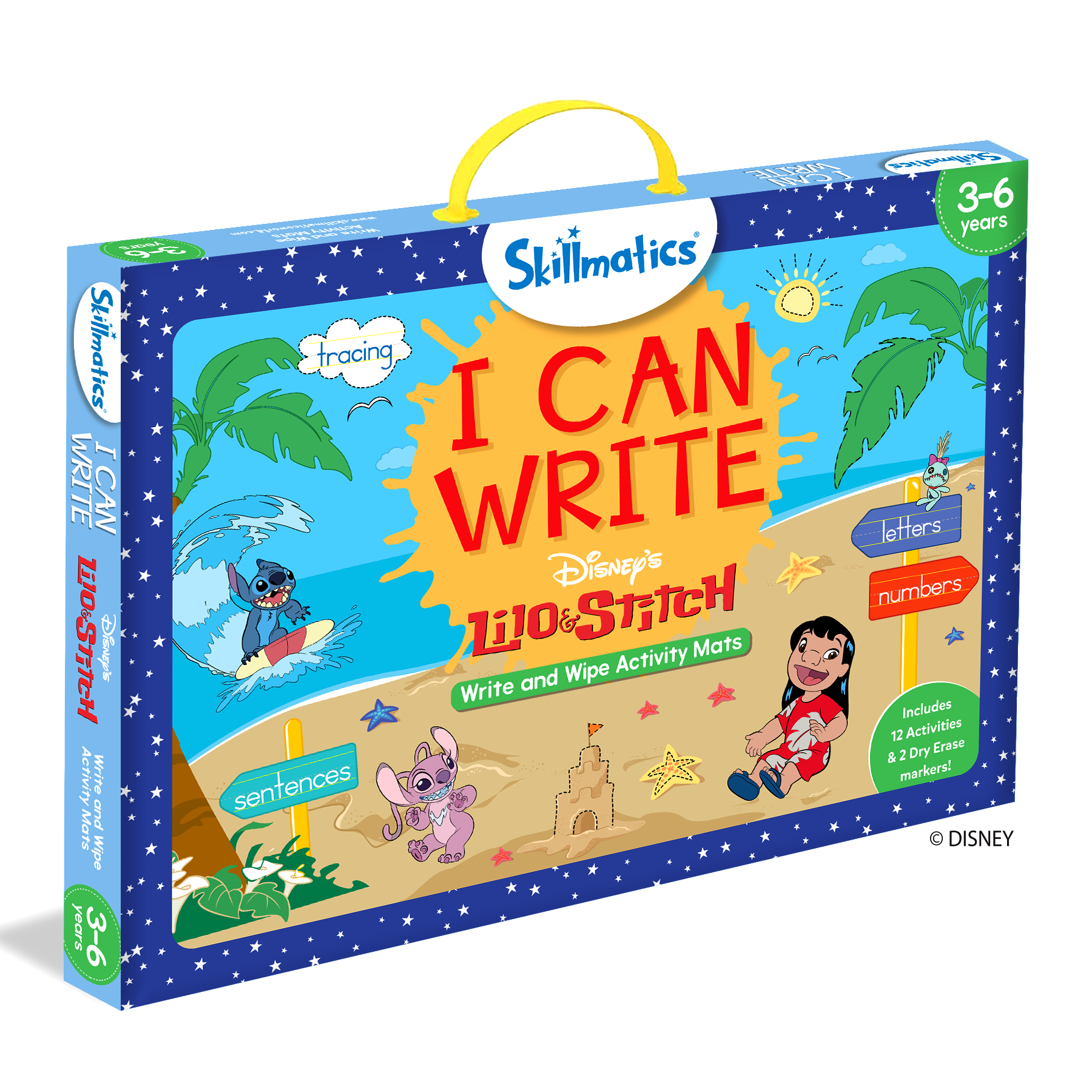 Skillmatics Preschool Learning Activity - I Can Write Disney's Lilo & Stitch, Educational Game for Kids, Toddlers, Preschoolers Who Love Toys, Art & Craft Activities, Gifts for Ages 3, 4, 5, 6