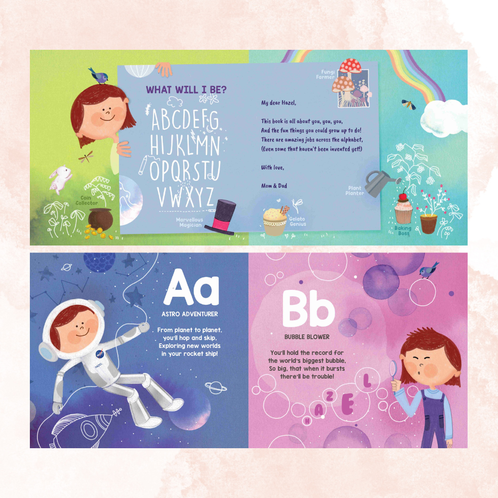 Personalised Storybook - What Will I Be? An A-B-C Story!