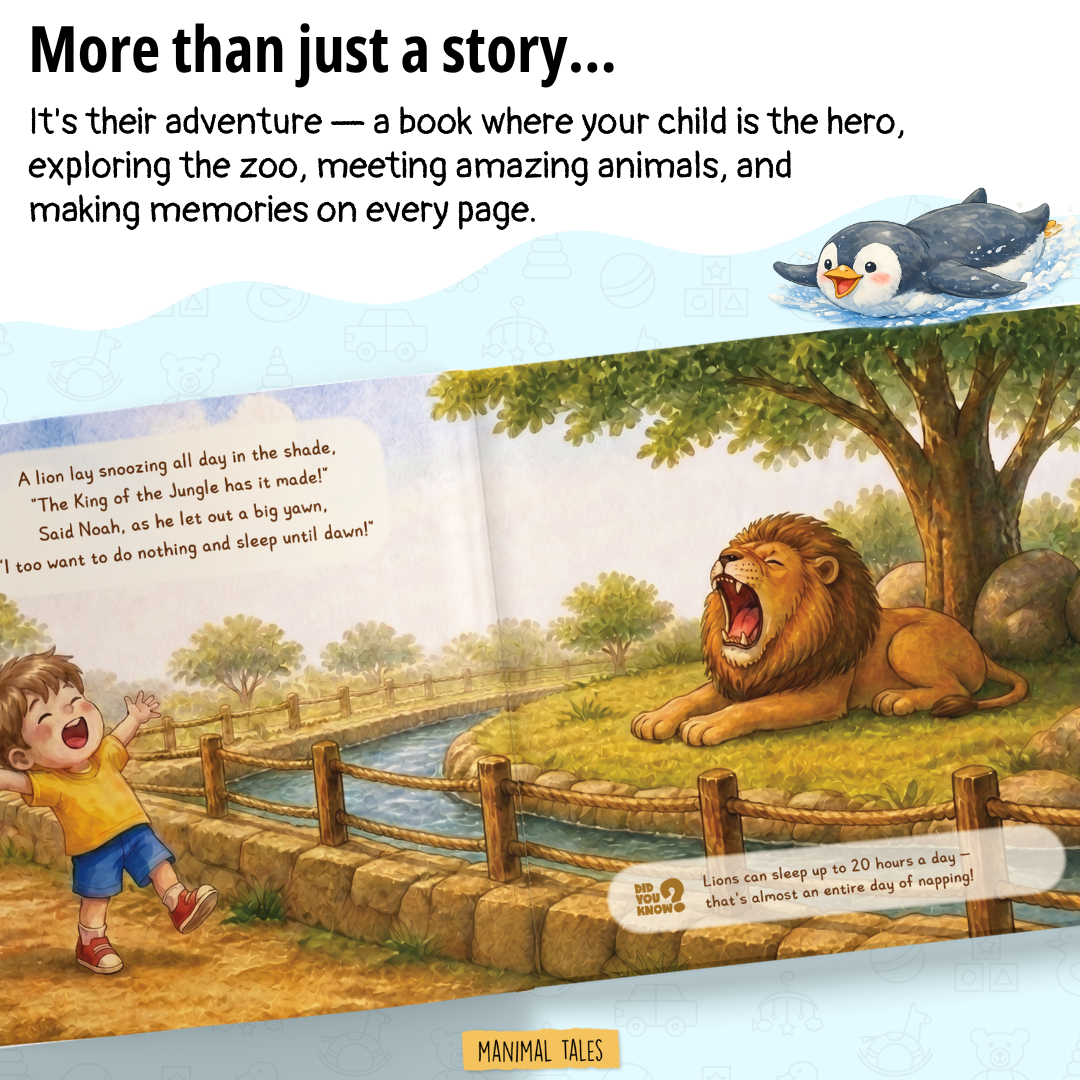 I'm at the Zoo! - Personalized animal adventure