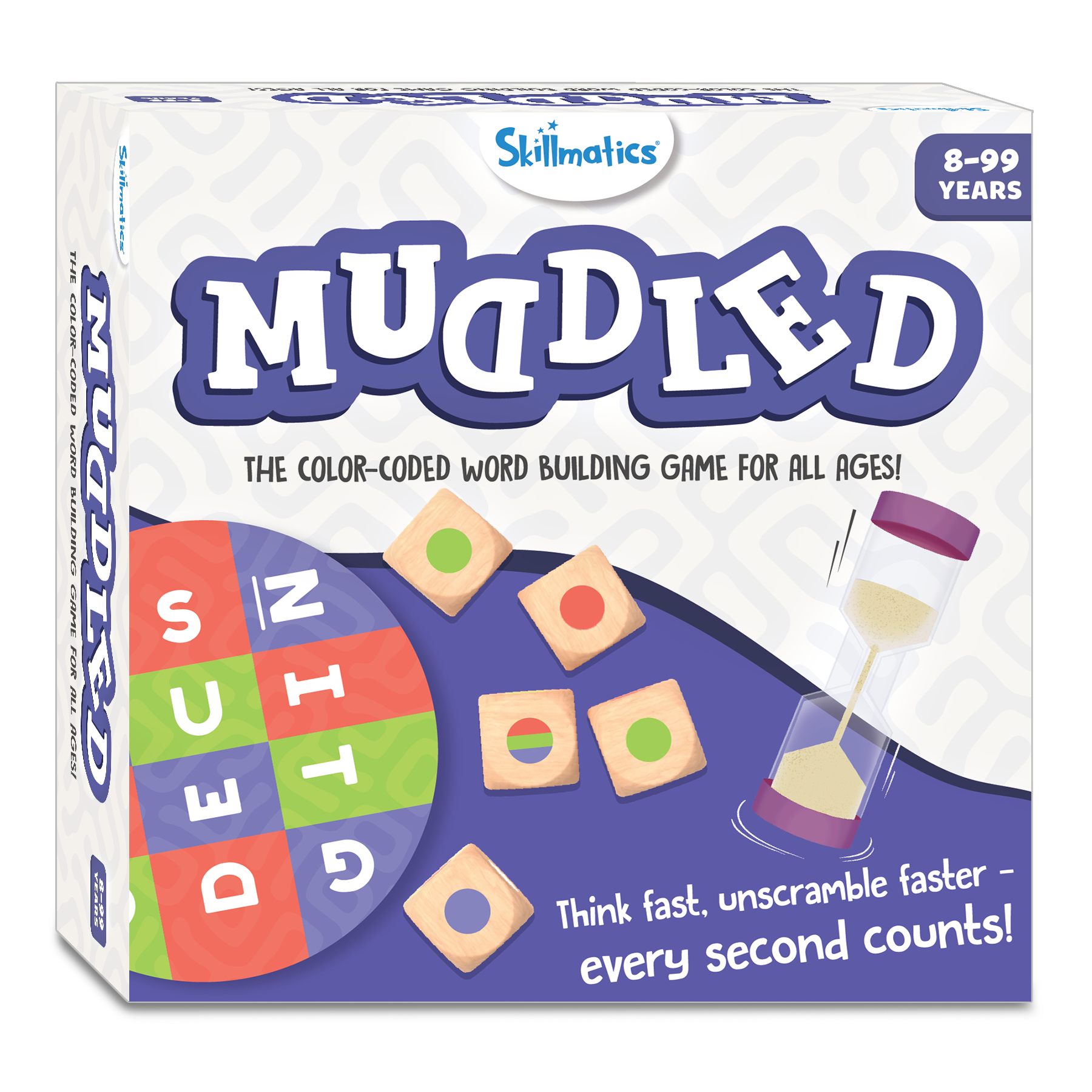 Skillmatics Word Game - Muddled, Fast-Paced Word Building Game, Fun For Kids & Families, Gifts For Ages 8 & Up