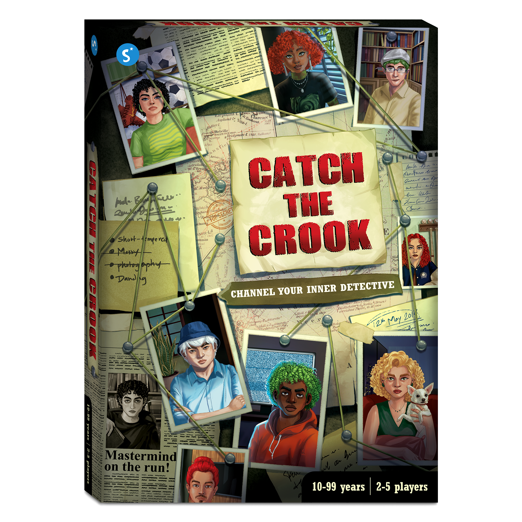 Skillmatics Card Game - Catch The Crook, Family Friendly Mystery Game, Strategy Game, Gifts for Kids, Boys, Girls Ages 10 and Up, 2-5 Players