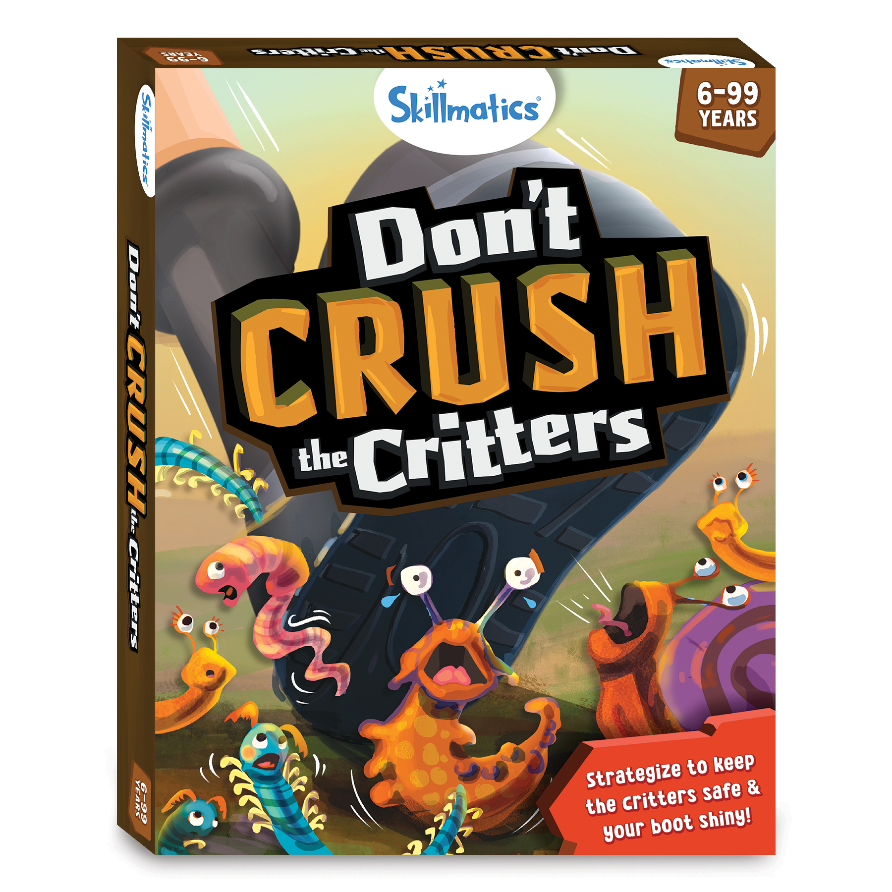 Skillmatics Board Game - Don'T Crush The Critters, Thrilling Strategy Game For Friends & Family, Gifts For Ages 6 And Up