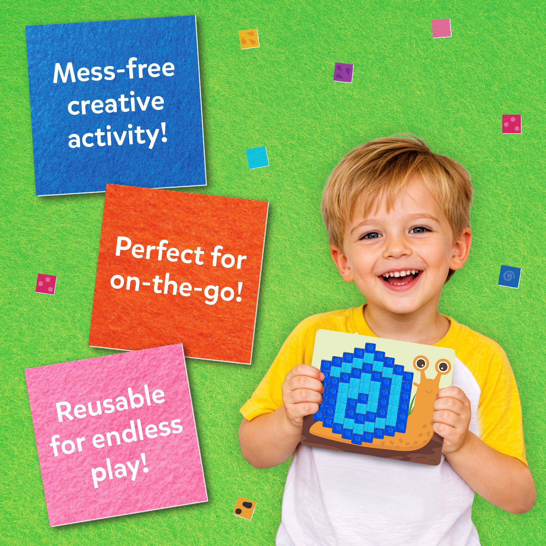 Skillmatics Art Activity - Reusable Mosaic 3D Craft Kit