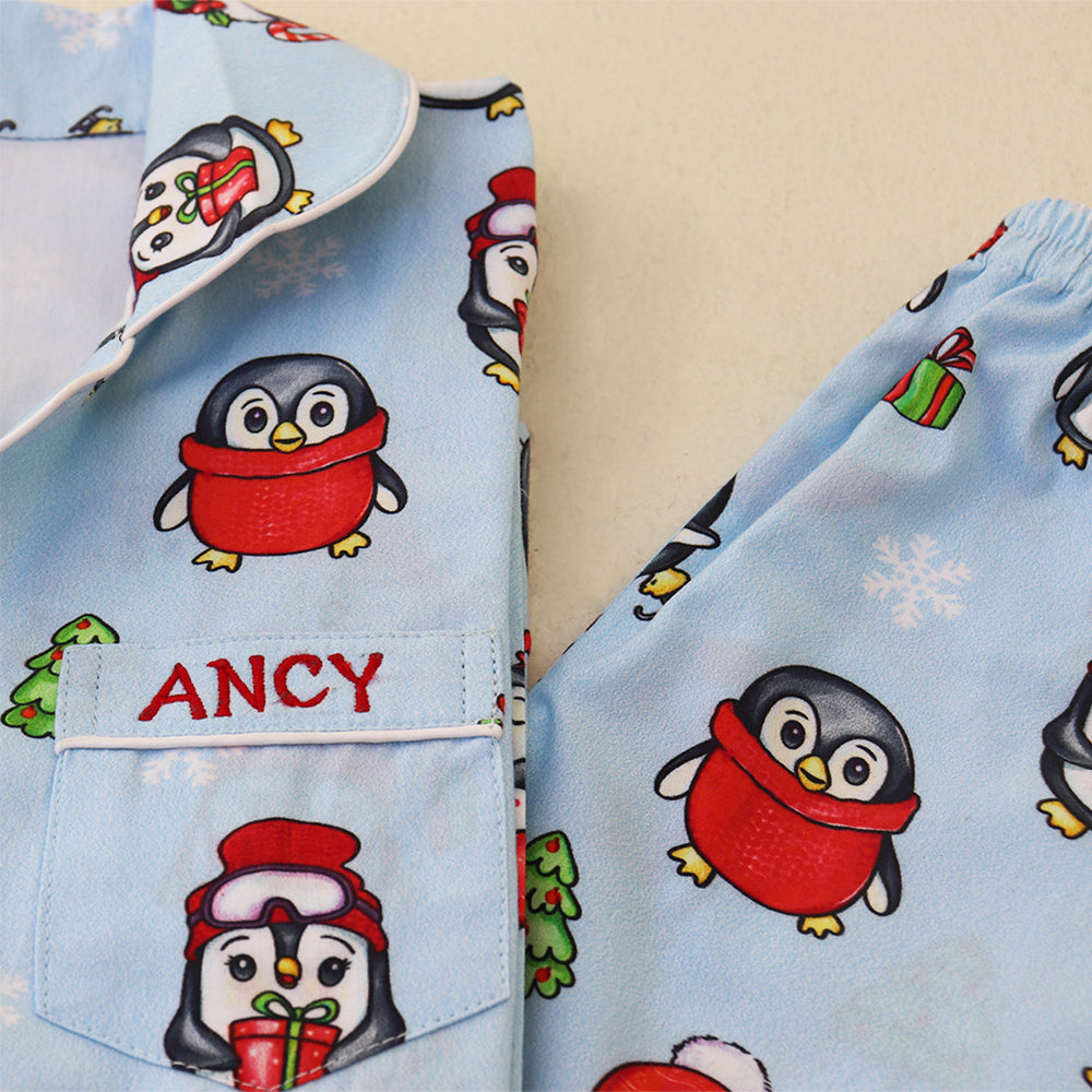 Men Penguins Pajama Set