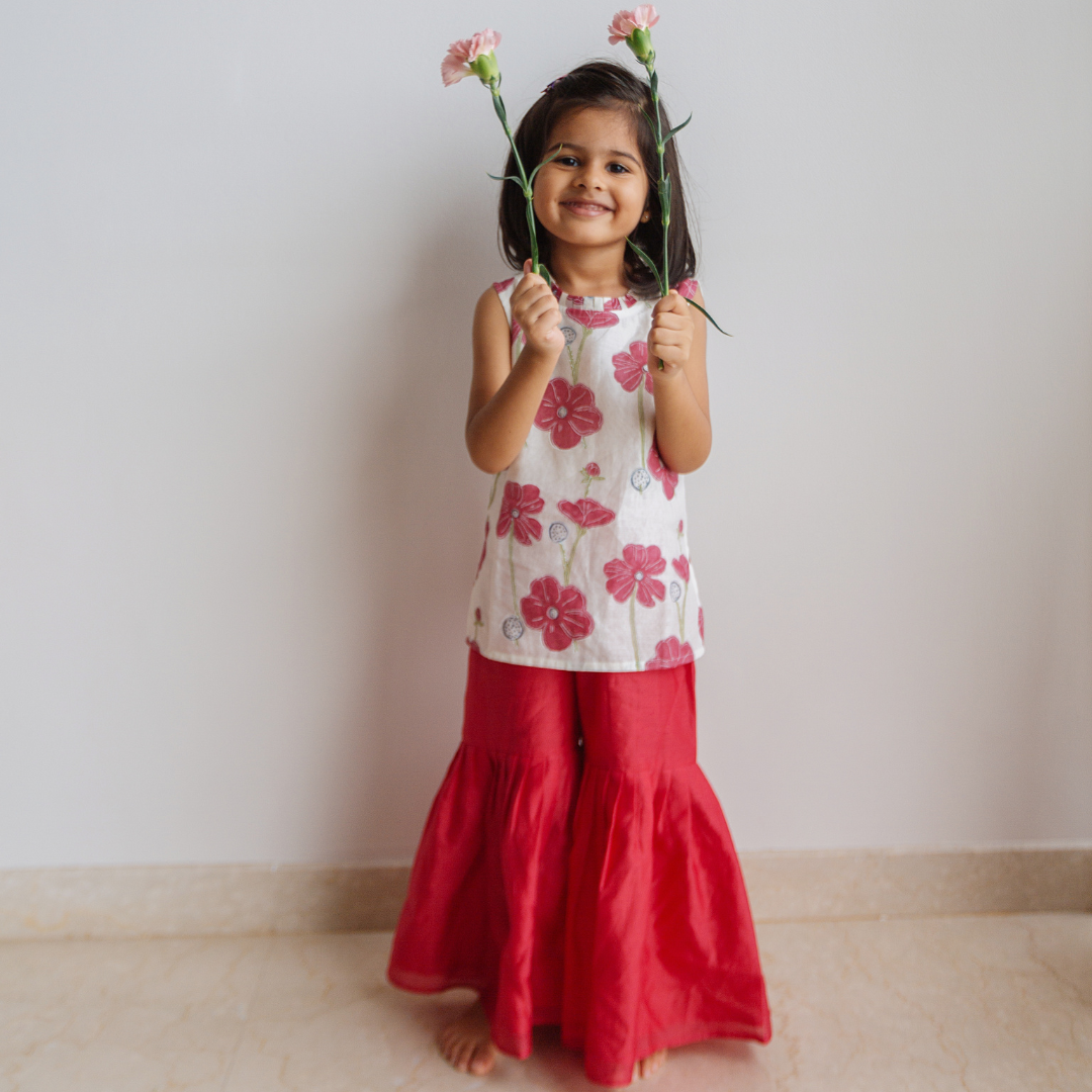 Chanderi Sharara Set 