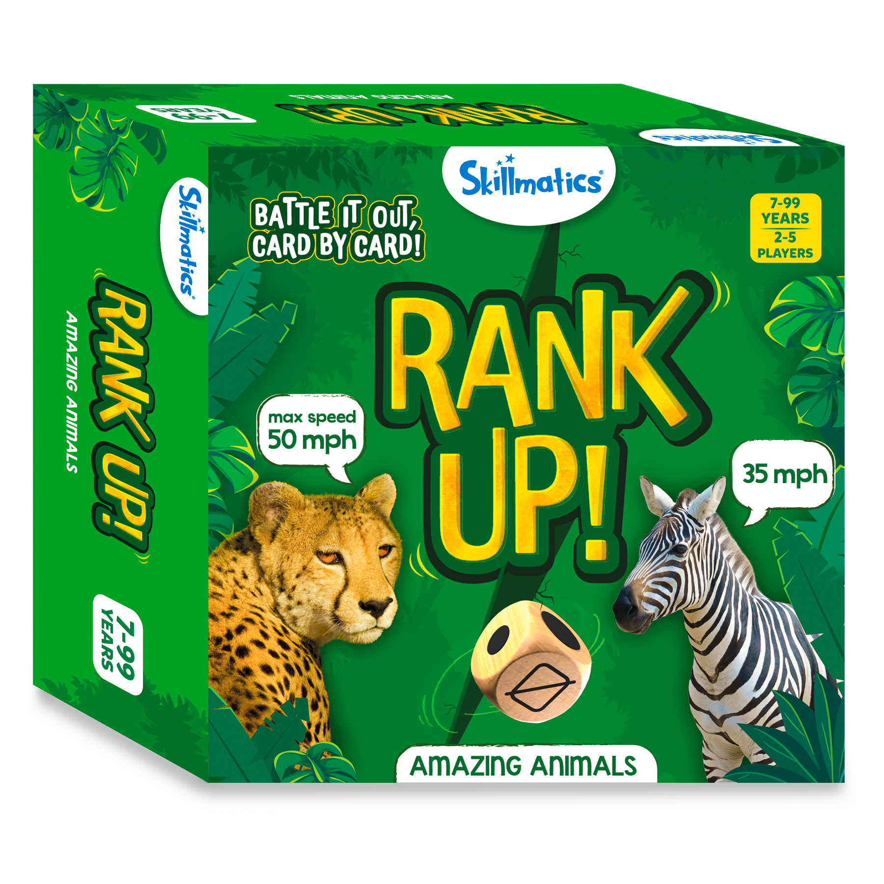 Skillmatics Trump Card Game - Rank Up Animals, Fun & Fast-Paced Game Of Memory, Perfect For Family Game Night, Gifts For Ages 7 And Up