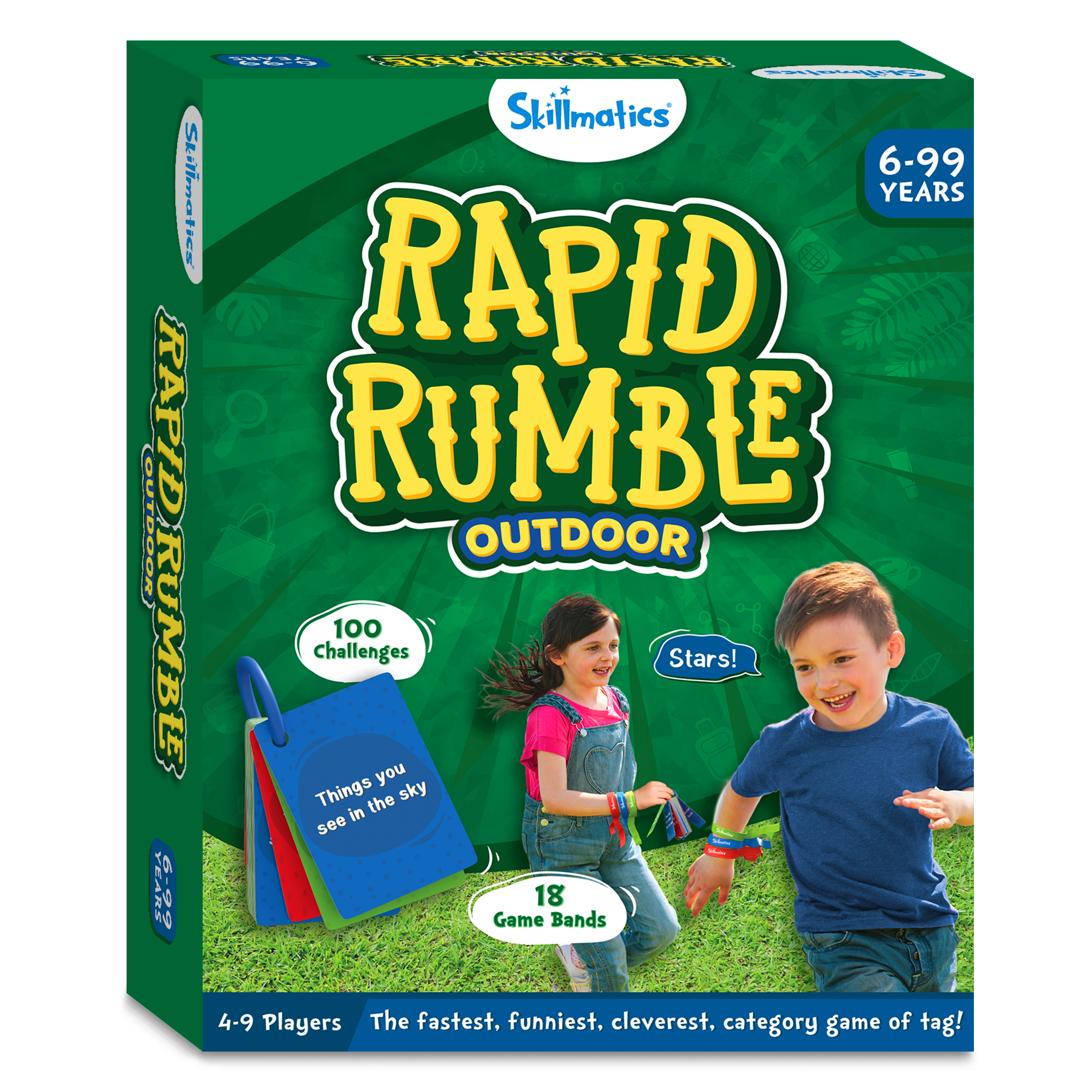 Skillmatics Rapid Rumble Outdoor Edition, Educational & Clever Category Game Of Catch, Games For Kids, Teens & Adults