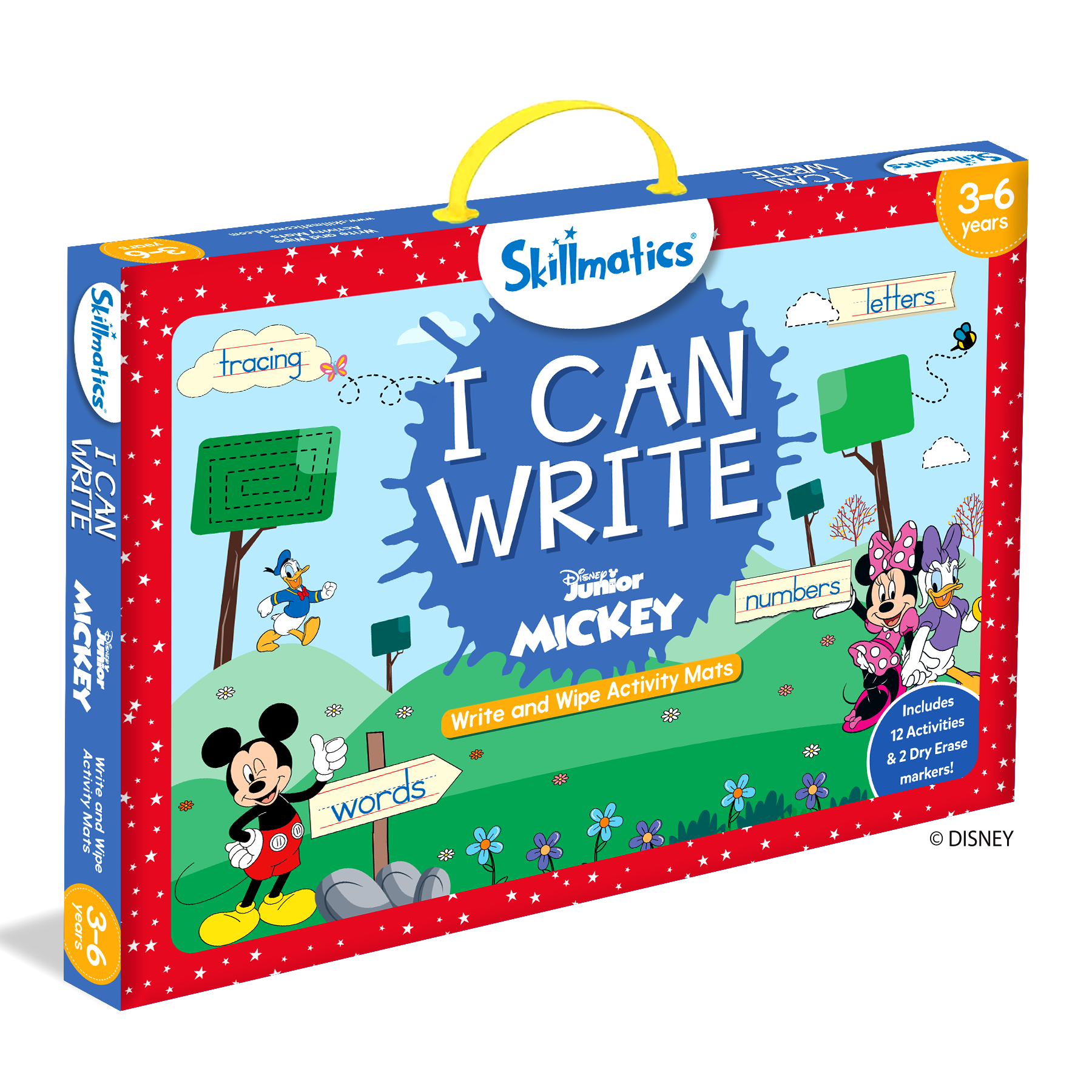 Skillmatics Preschool Learning Activity - I Can Write Disney Junior Mickey Mouse, Educational Game for Kids, Toddlers, Preschoolers Who Love Toys, Art & Craft Activities, Gifts for Ages 3, 4, 5, 6