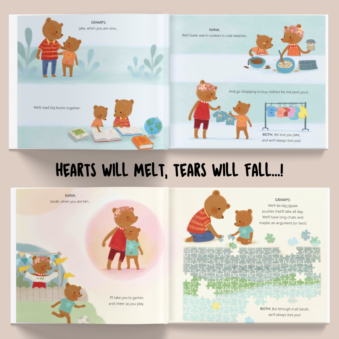 Personalised Storybook - Grandkids, We Love You!