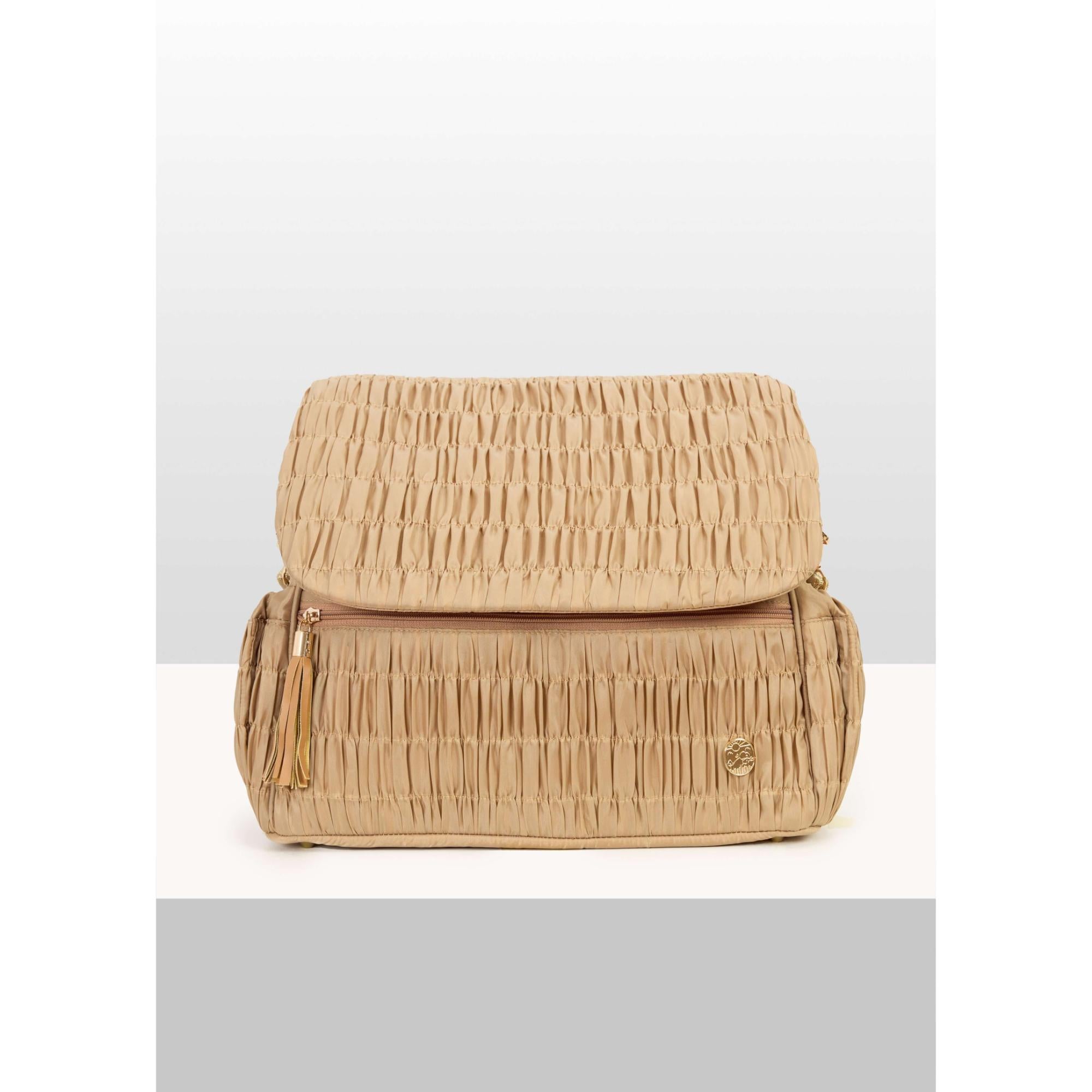 The Dune Diaper Bag - Camel Beige