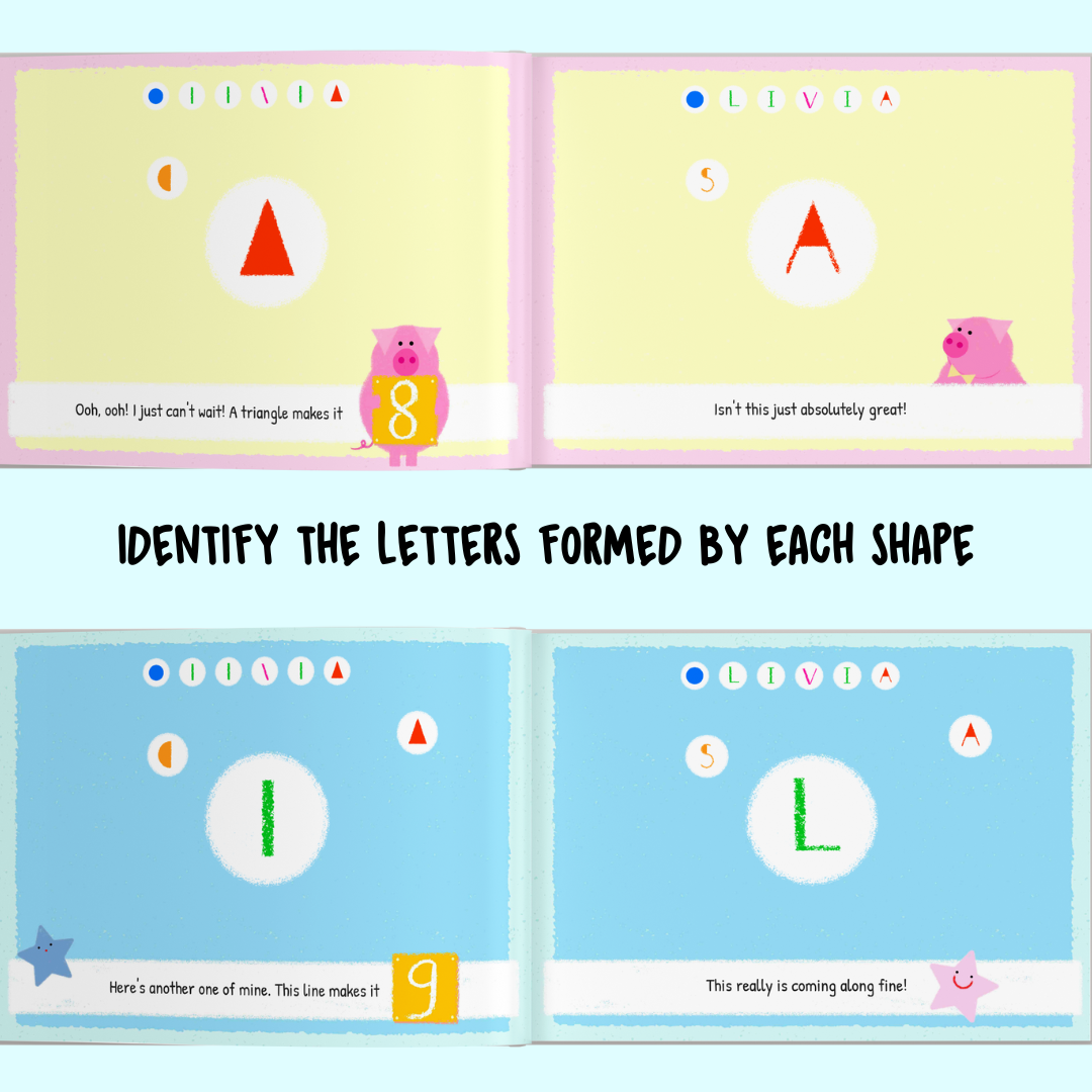 Letters, Number & Me (Personalized Children's Book)