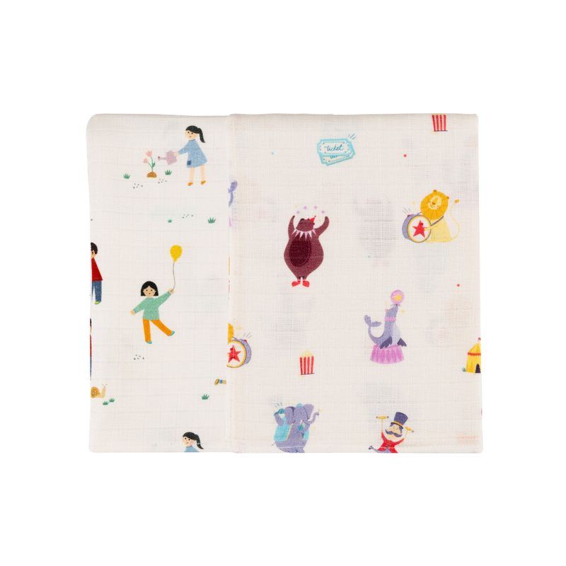 Organic Muslin Burp Cloth-Pack of 2