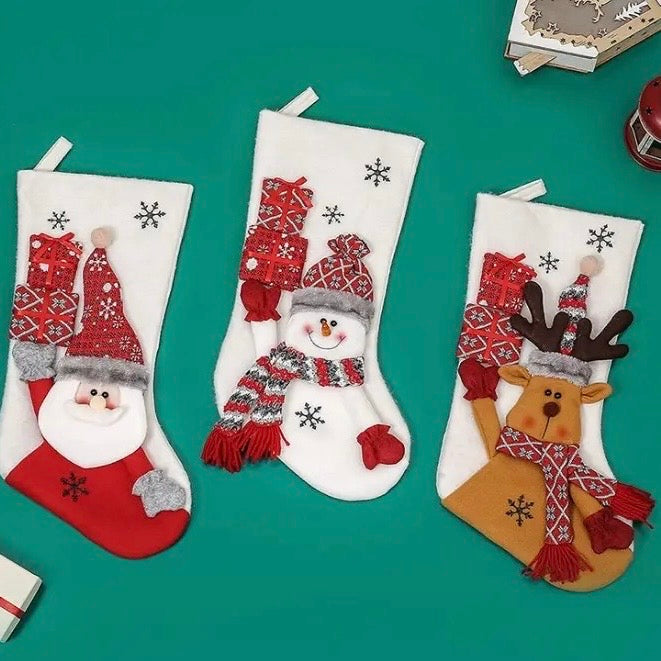 Babble Wrap Surprise Wishes Stockings (Santa)