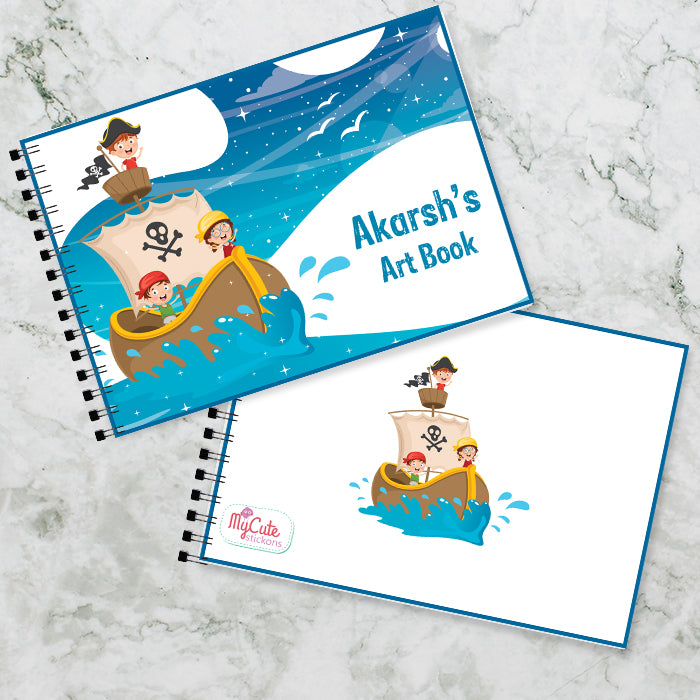 Nautical Adventure Personalised Art Book