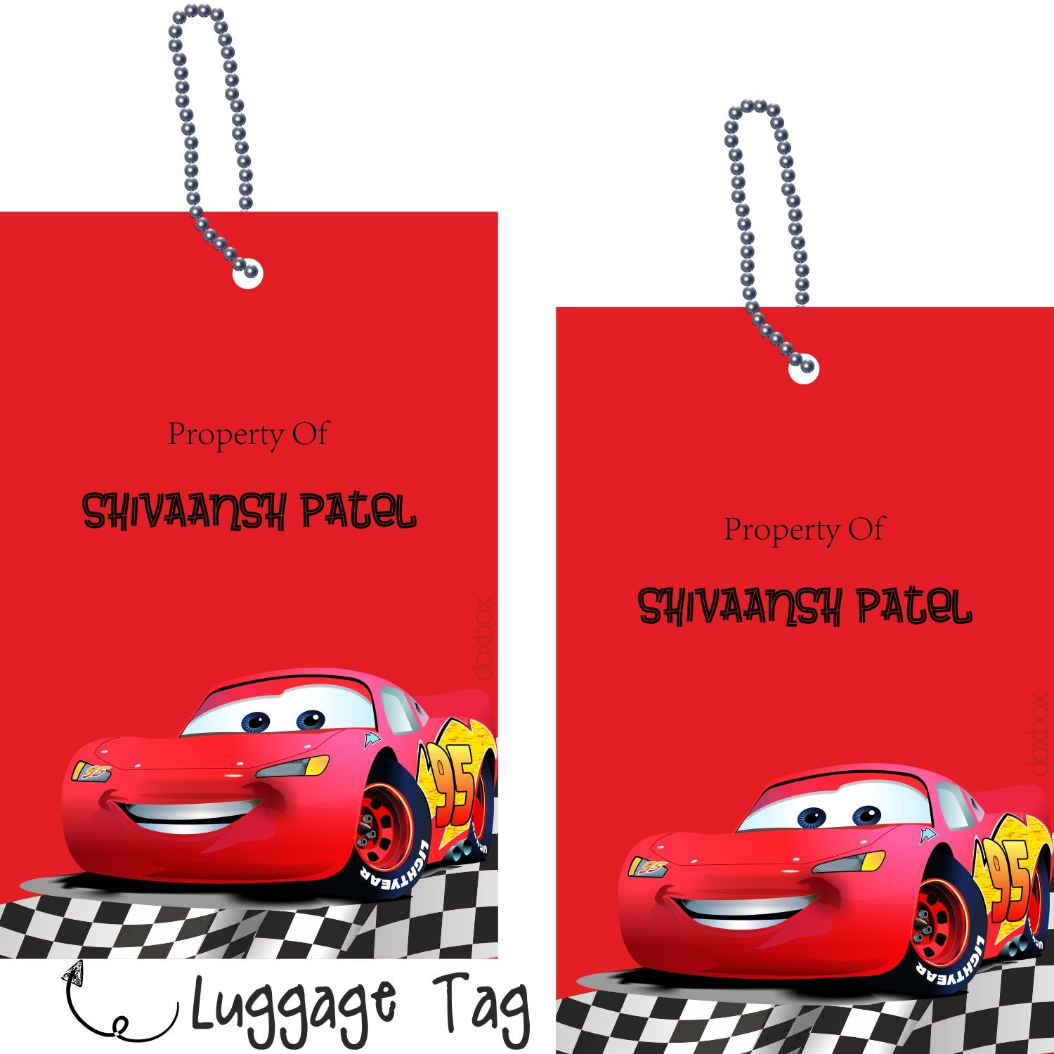 PeppyDots Luggage Tag