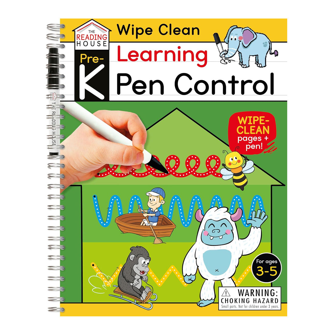 Wipe Clean: Learning Pen Control (Pre-K Activity Workbook)
