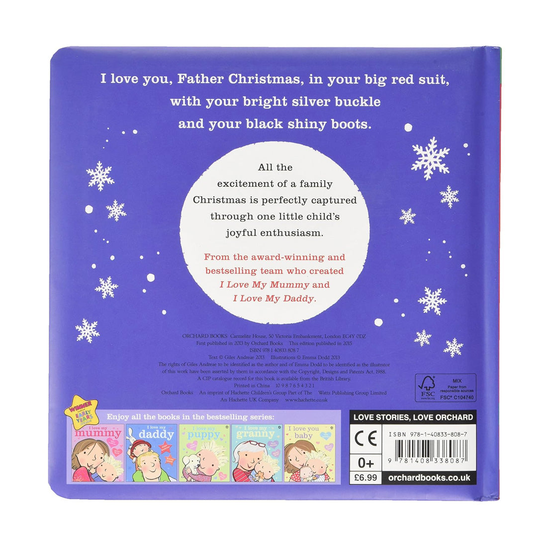 Love You, Father Christmas: Board Book