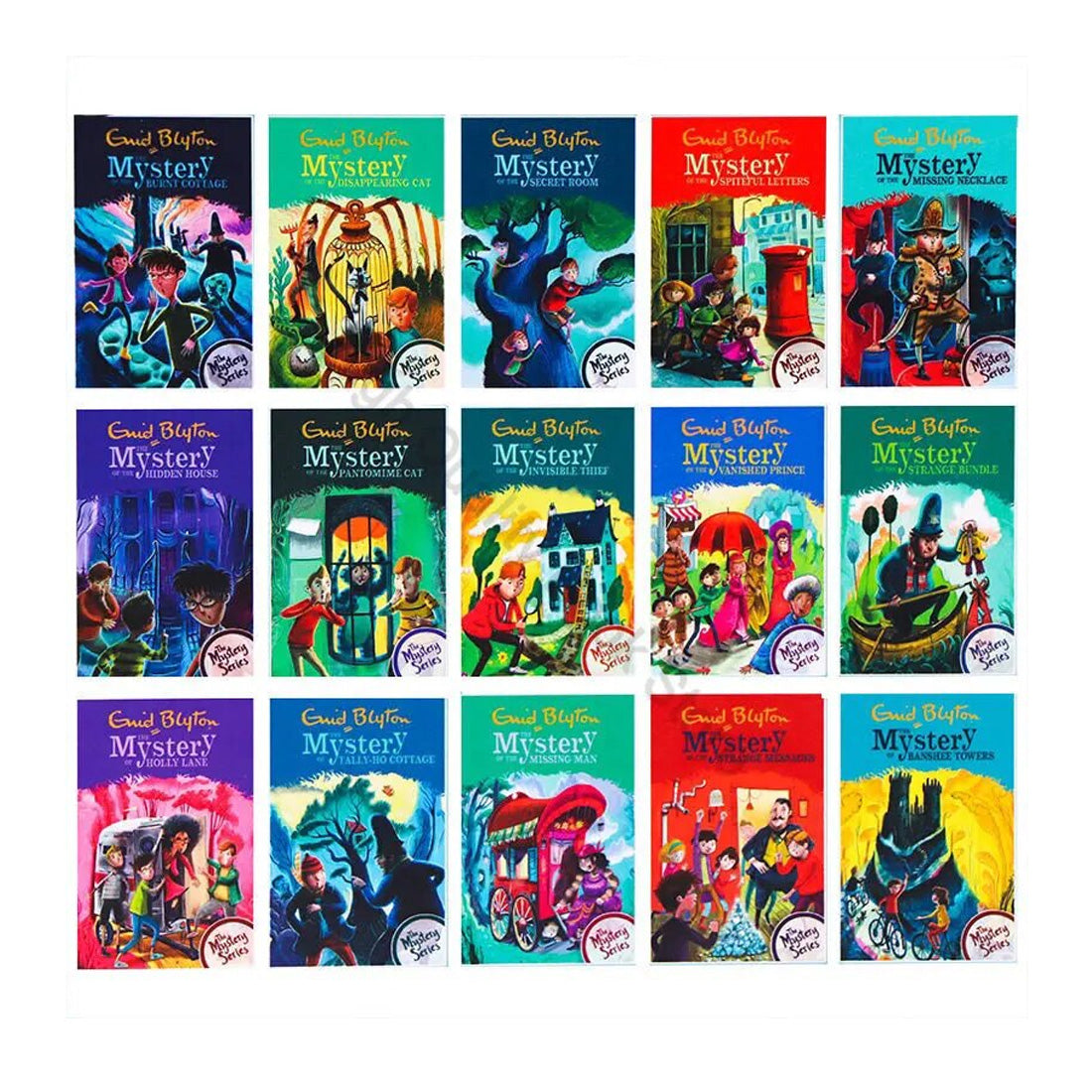 Enid Blyton: Mystery Series (15 Books Box Set)