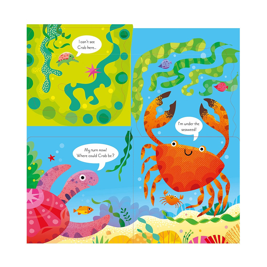 Usborne: Lift-The-Flap Play Hide And Seek With Octopus