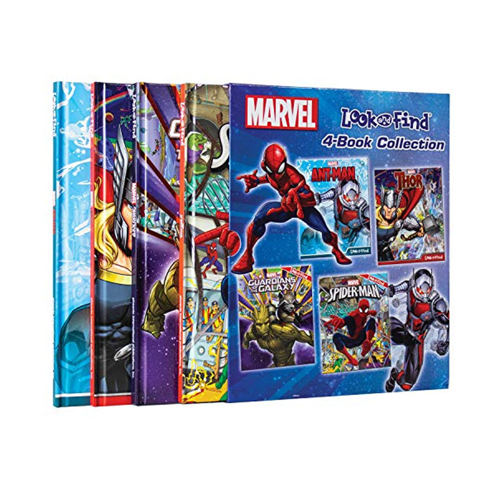 Marvel: Look And Find 4 Book Collection
