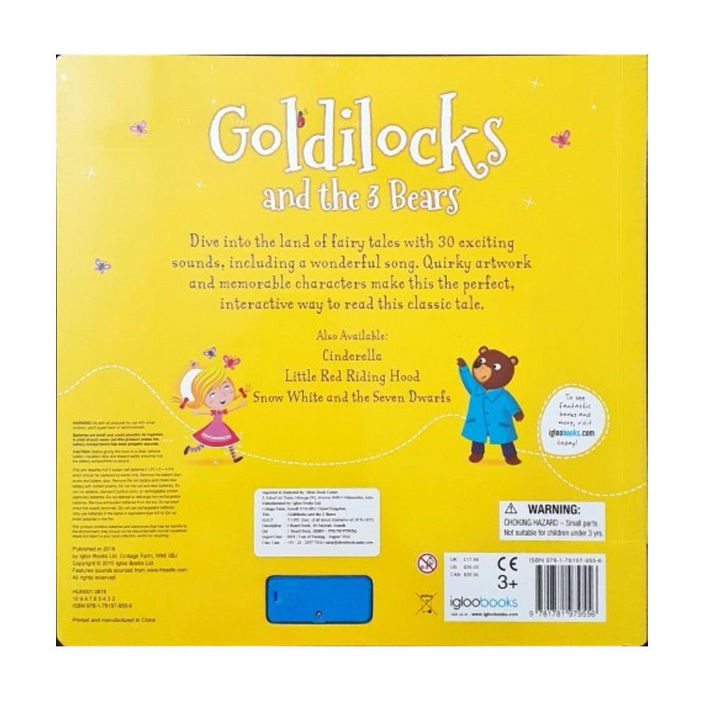 Goldilocks And Three Bears: Sound Book