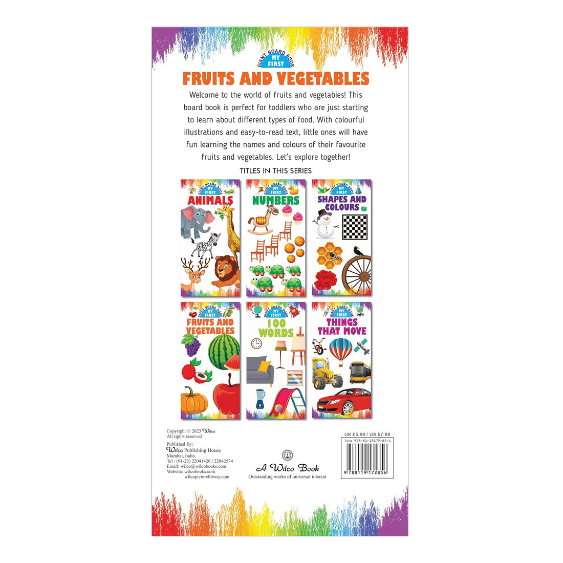 Giant Tall Board Book: My First Fruits & Vegetables