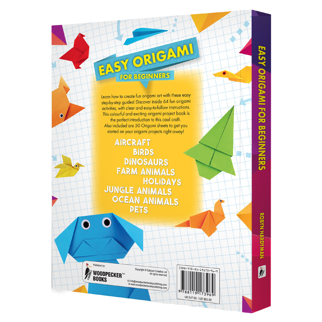 Woodpecker Books: Easy Origami - DIY For Beginners (Bind up)