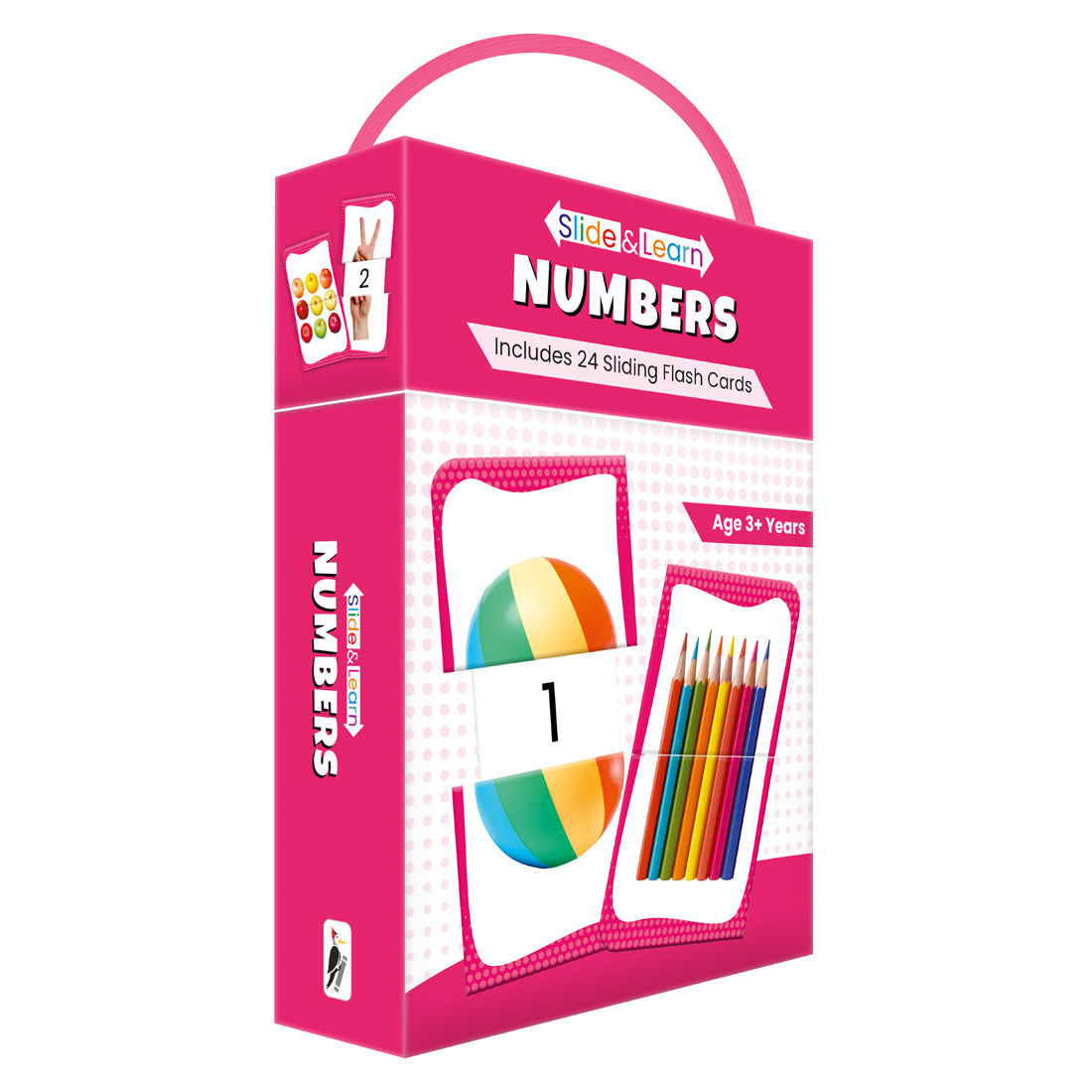 Woodpecker Books: Slide & Learn Flash cards - Numbers