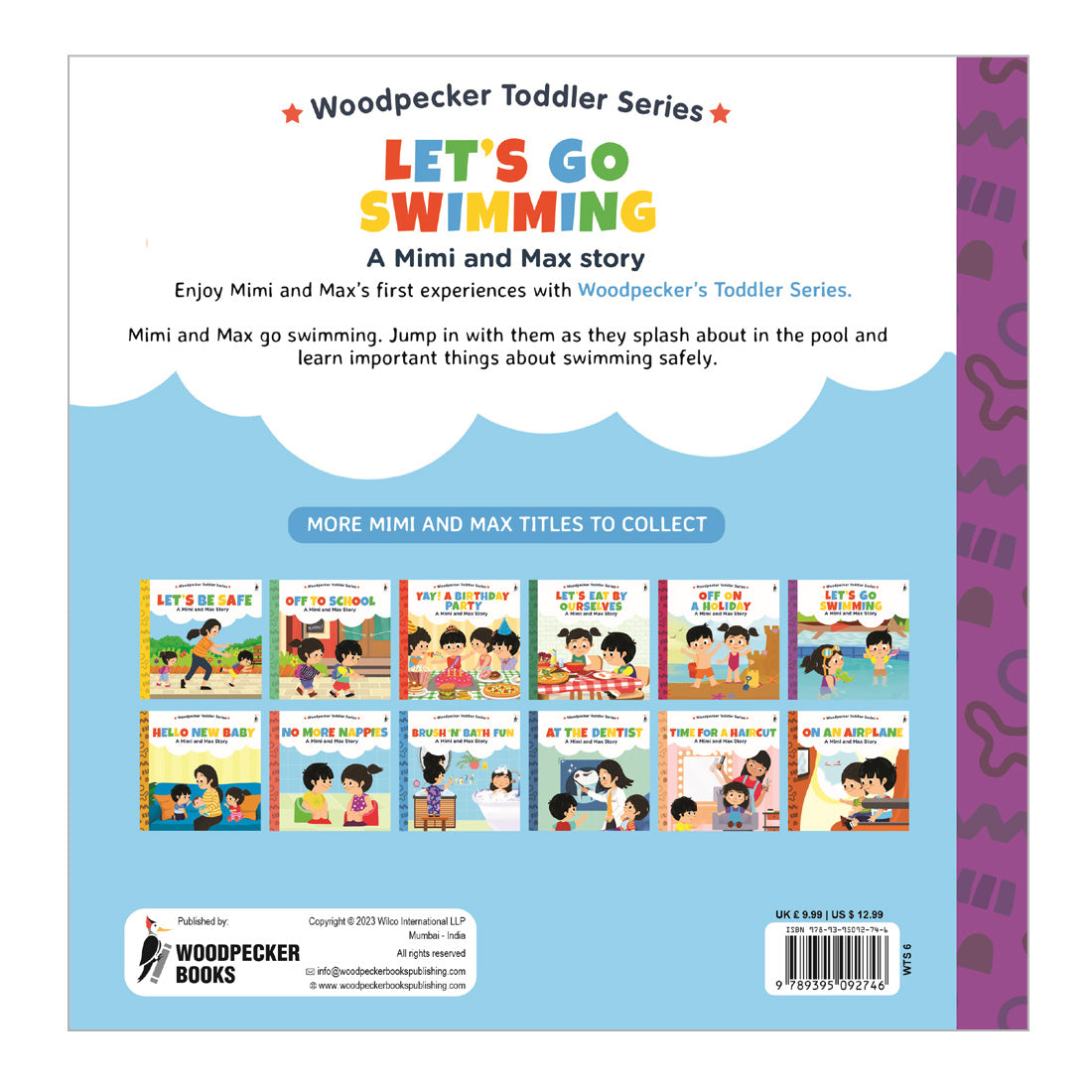 Woodpecker Books: A Mimi & Max Story: Let's Go Swimming