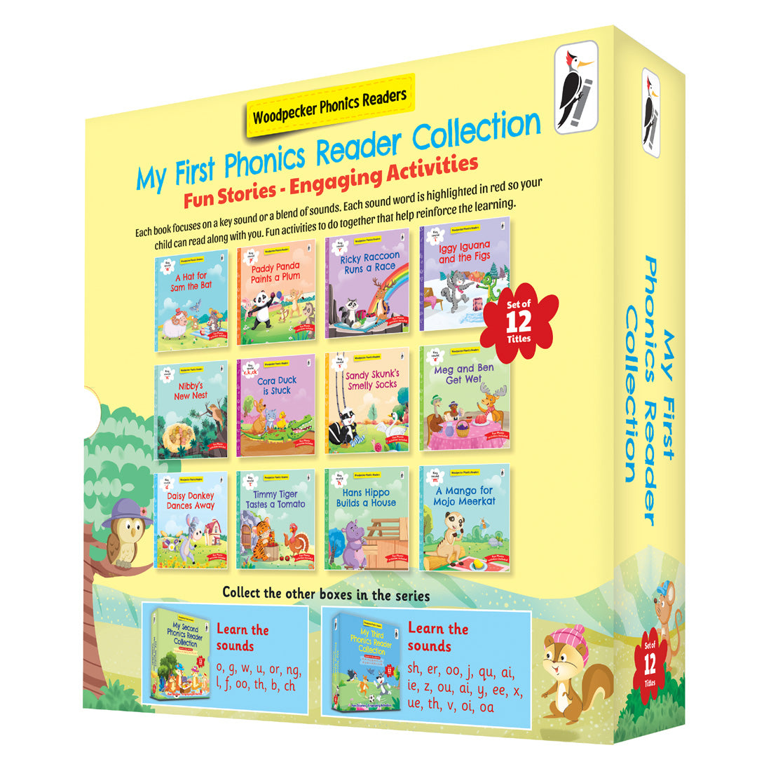 Woodpecker Books: My First Phonic Readers Set (12 Vol Set)