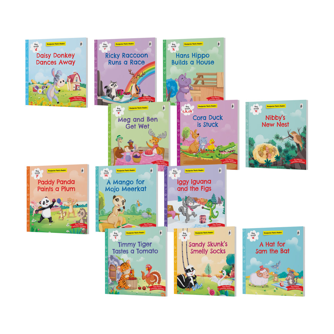 Woodpecker Books: My First Phonic Readers Set (12 Vol Set)