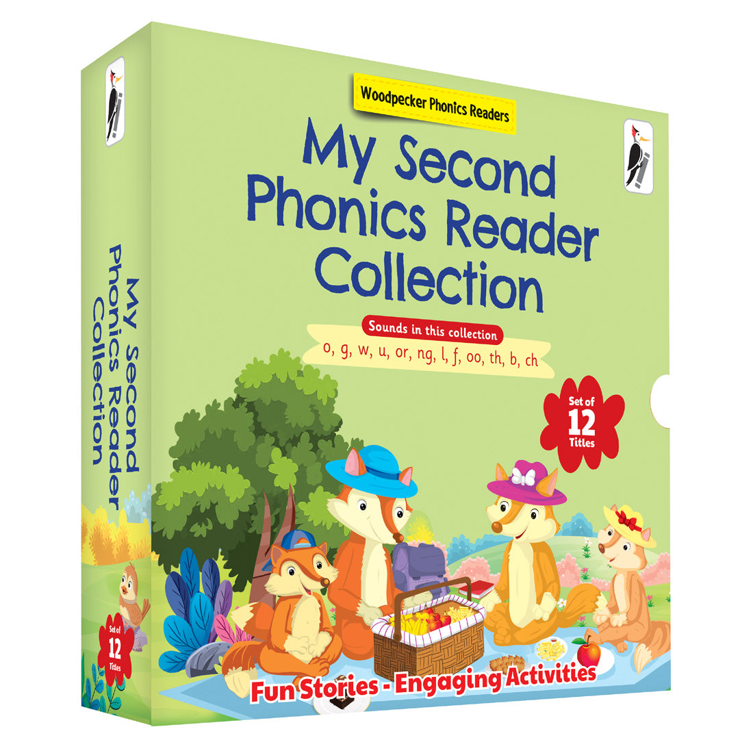 Woodpecker Books: My Second Phonic Readers Set (12 Vol Set)