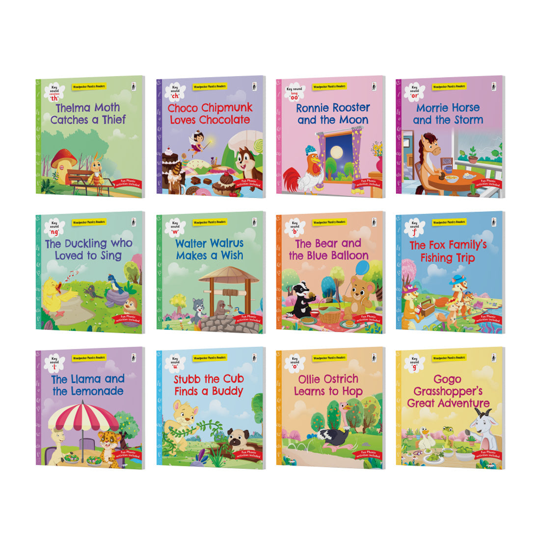 Woodpecker Books: My Second Phonic Readers Set (12 Vol Set)