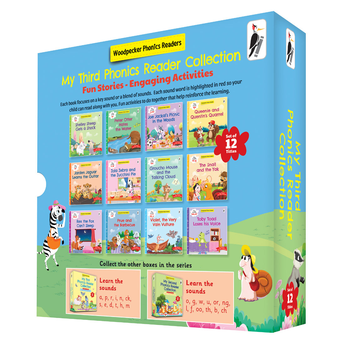 Woodpecker Books: My Third Phonic Readers Set (12 Vol Set) (Copy)