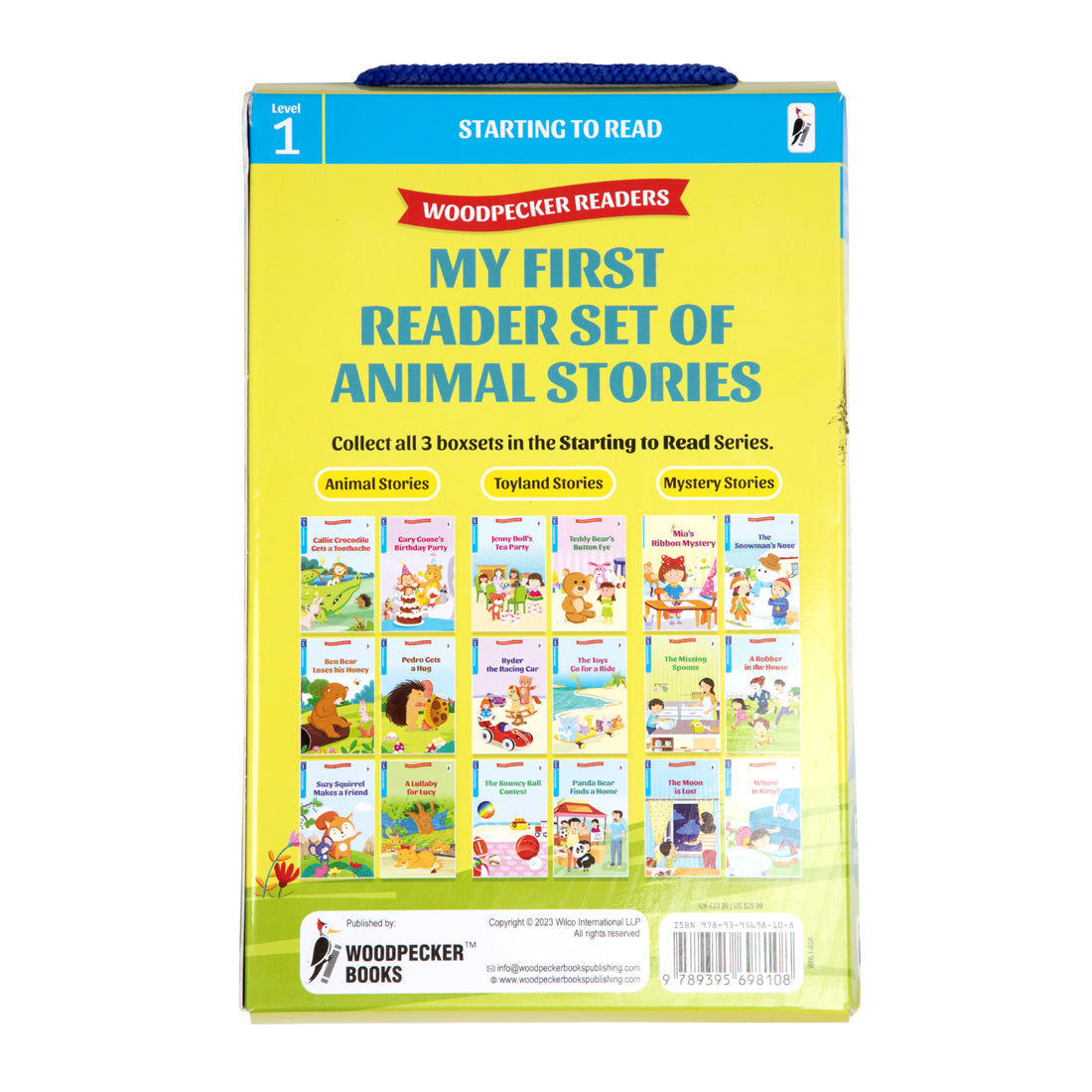 Woodpecker Books Level 1: My First Reader Set Of Animal Stories (6 Vol. Set)