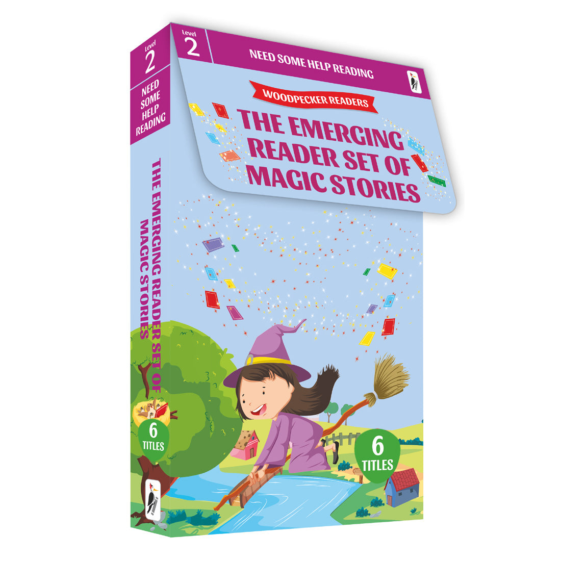 Woodpecker Books Level 2: Emerging Reader Set Of Magic Stories (6 Vol. Set)