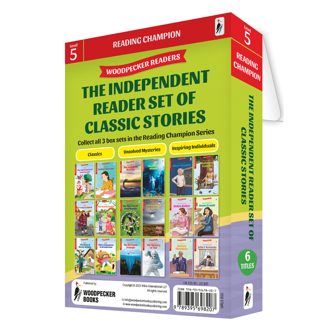 Woodpecker Books Level 5: Independent Reader Set - Classic Stories (6 Vol Set)