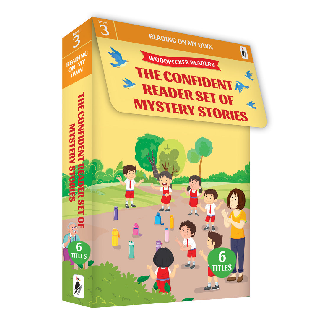 Woodpecker Books Level 3: Confident Reader Set Of Mystery Stories (6 Vol. Set)