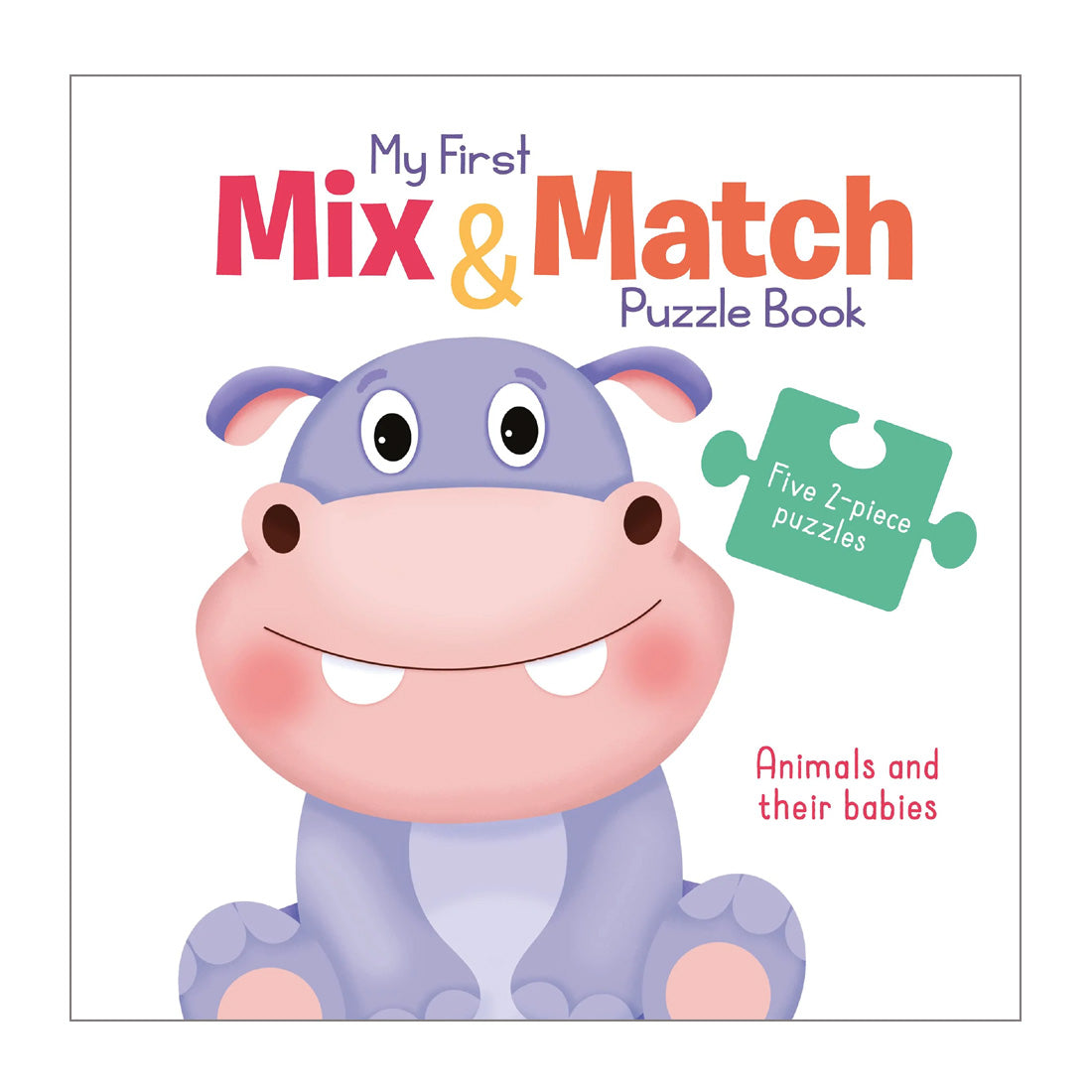 Mix & Match Puzzle Book: Animals & Their Babies